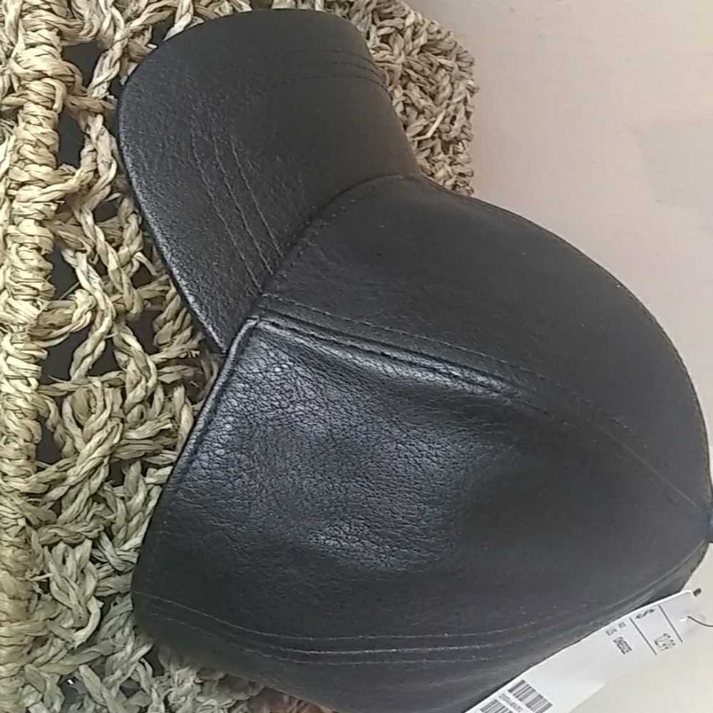 Leather hat